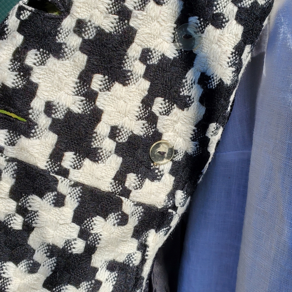Vintage Candie's tailored houndstooth jacket - Picture 7 of 10